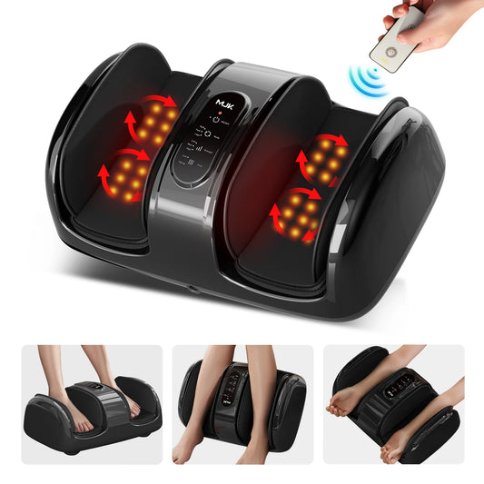 “Shiatsu Electric Foot Massager with Heat – HOMEMASSA HB-5006”