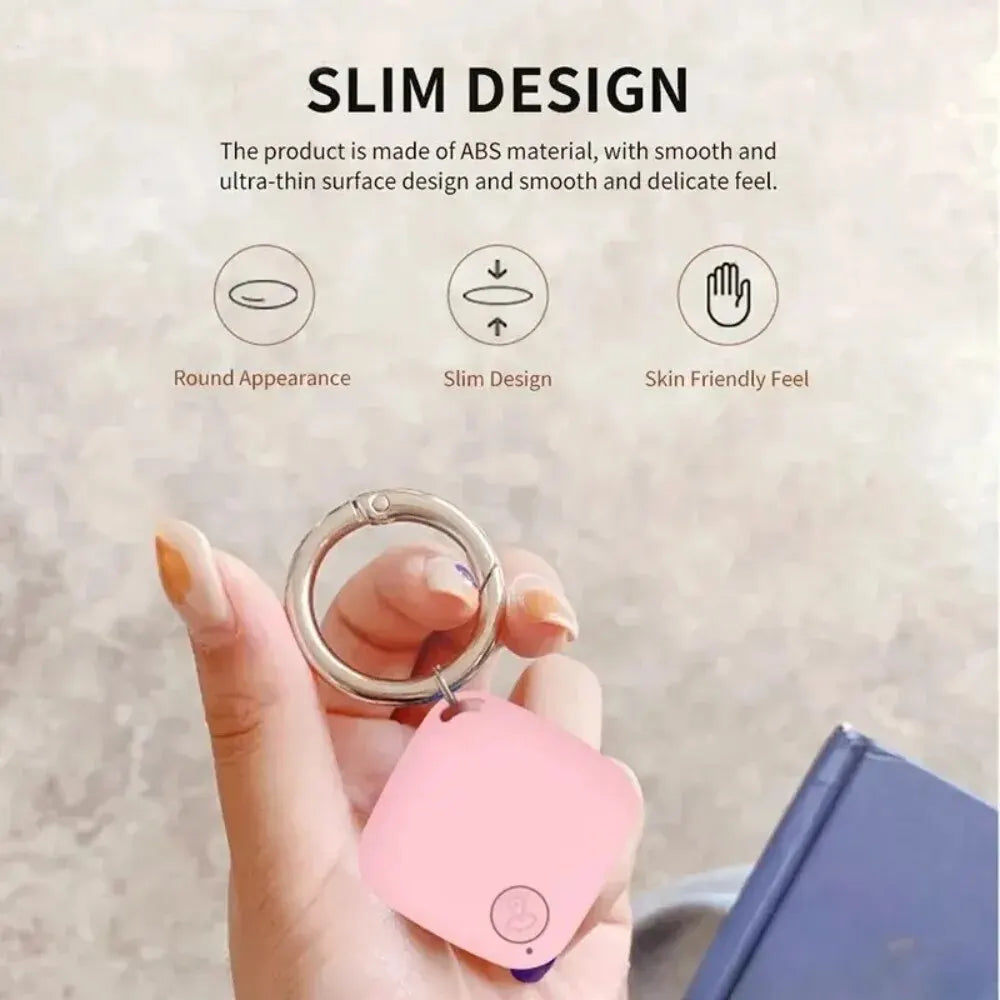 “Mini Bluetooth smart tracker in Sky Blue color”