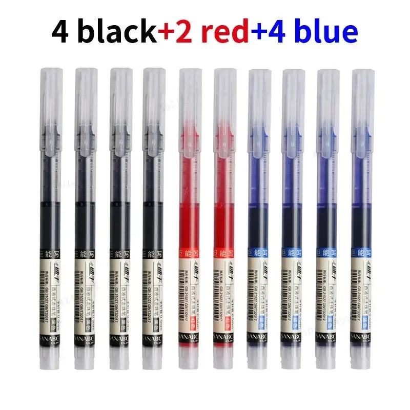 10 Pcs/Set Premium Quality Gel Ink Pens – Fine Needle Tip, Smooth Writing Ballpoint Pens for Office & School