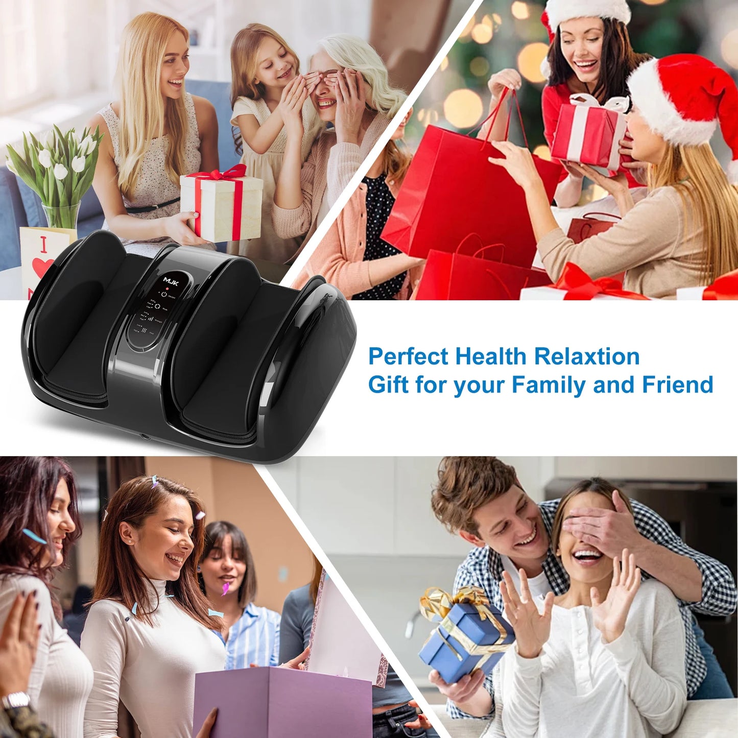 “Shiatsu Electric Foot Massager with Heat – HOMEMASSA HB-5006”