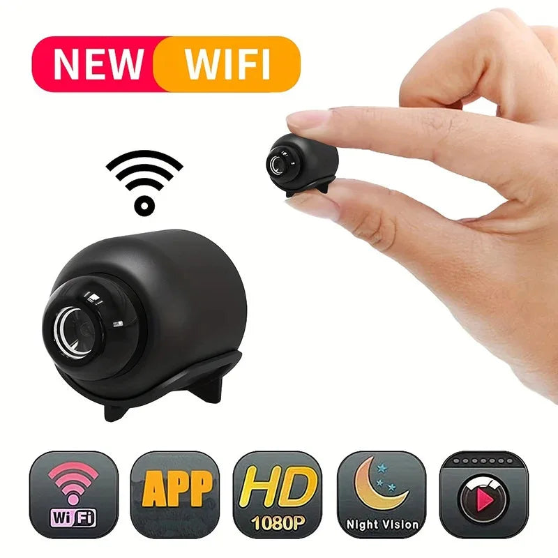“X5 mini 1080P night vision security camera front view”