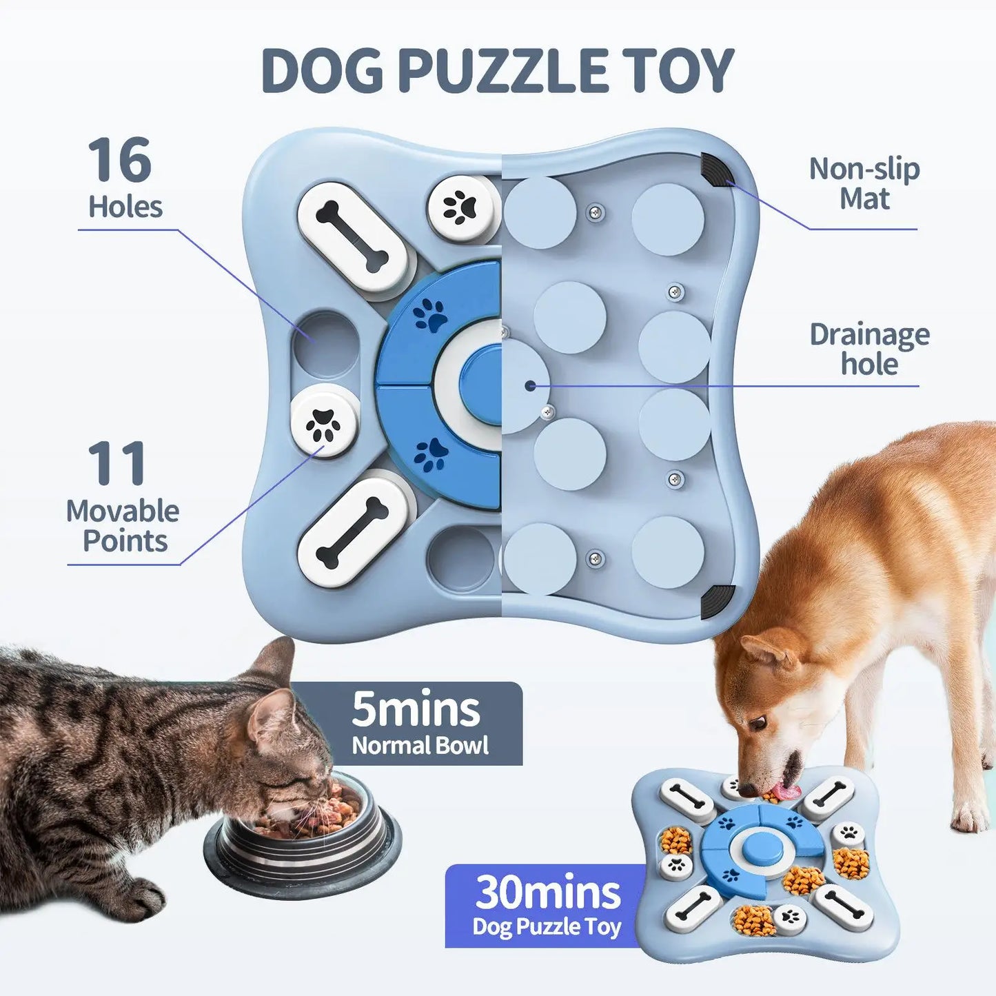 Dog Puzzle Slow Feeder Toy