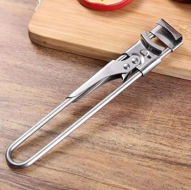 “4-in-1 multi-function can and bottle opener with anti-slip handle”