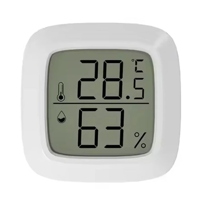 “Mini LCD indoor thermometer hygrometer with humidity display”