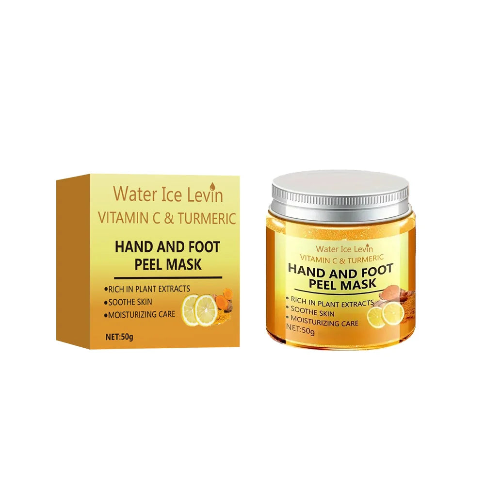 Vitamin C & Turmeric Hand & Foot Wax Mask – Deep Moisturizing & Skin Brightening.