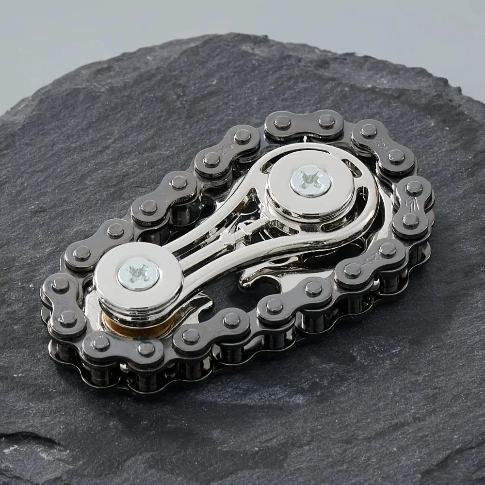“Metal flywheel fidget gyroscope spinning toy”.