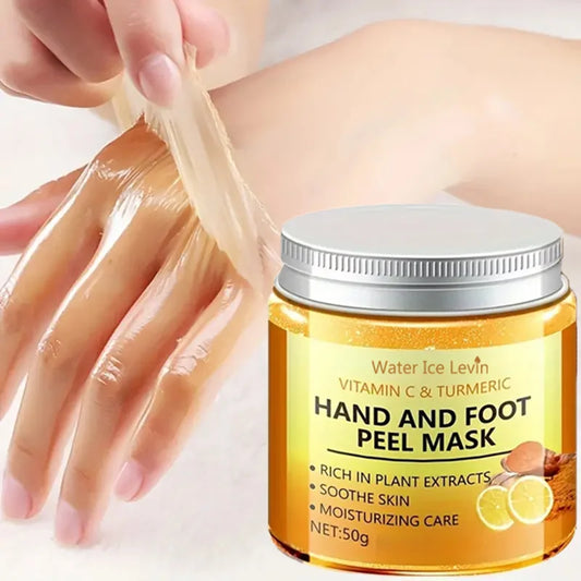 Vitamin C & Turmeric Hand & Foot Wax Mask – Deep Moisturizing & Skin Brightening.