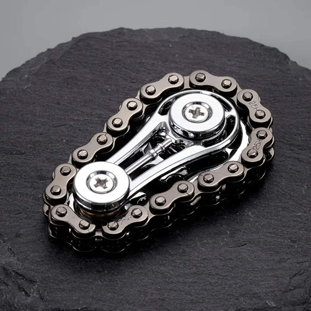 “Metal flywheel fidget gyroscope spinning toy”.
