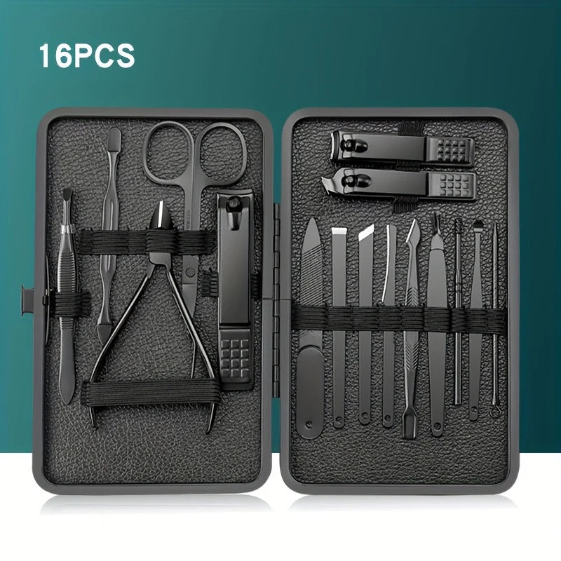 stainless steel manicure and pedicure set
