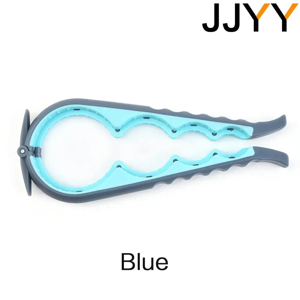 “4-in-1 multi-function can and bottle opener with anti-slip handle”